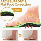 Orthotic Shoe Insoles Inserts Flat Feet High Arch Support For Plantar Fasciitis