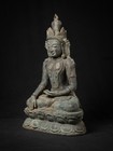 Antique Bronze Burmese Buddha Statue From Burma  myanmar   Early 20th Century
