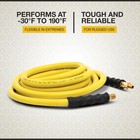 Klutch Oil-resistant Rubber Air Hose With 1 2in    3 8in  Reducer  1 2in  X