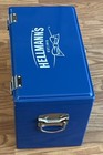 Hellmann s Mayonnaise Promo Metal Toolbox Cooler Blue W  Bottle Opener Ice Chest