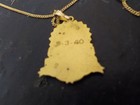 University Mississippi Kappa Alpha Dieu Et Les Dames Gold Filled Pendant
