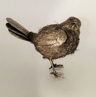 Sterling Silver  Bird Sparrow  Handmade In Italy Sculpture