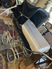 Vintage British Silver Cross Pram - New Bedding