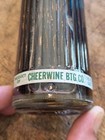 Full Vintage Caravan Dry Glass Soda Bottle W  Label    cheerwine Btg  Co     Rare
