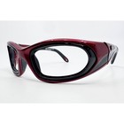 Leader Circuit 118 Sports Goggles Unisex Red Shiny Protective Eyewear 64-16-118