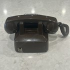Vintage Dark Brown Rotary Dial Desk Phone Telephone By Itt