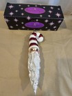 Rare Vintage Christopher Radko 1999 St Peppermint 8 5    Santa Christmas Ornament 