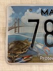 2019 Maryland Protect The Chesapeake Bay License Plate Tag 78286cj Blue Crab