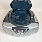 Sylvania Srcd243m Portable Cd Player Boom Box With Am fm Radio