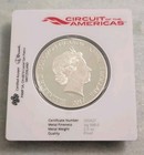 Circuit Of The Americas 2 5 Oz Silver Coin  Queen Elizabeth Ii Solomon Isl  2017
