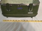 Vintage American Tourister Escort Train Case Olive Green 1970s Cosmetic Luggage
