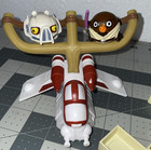 2012 Star Wars Angry Birds Jenga Hoth Battle Game Snowspeeder Launcher And Parts