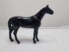 Breyer Stablemates Mold 50177 Silky Sullivan Black Cast Metal Horse  6 x 4 5 