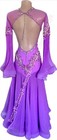 Handmade Dance Dress standard Ballroom Competition Dress  Smooth Waltz Tango