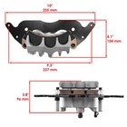 Front Left Right Brake Caliper For Polaris Rzr Xp Turbo 2016-2020 1912474