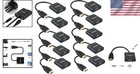Versatile Hdmi To Vga Adapter Pack - 10 Gold-plated Converters For Presentations