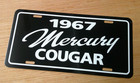 1967 Mercury Cougar  License Plate Tag   67  Motor Trend Of The Year