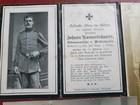  Original German Ww1 Wk1 Bundle Death Card   Photos