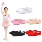 Womens Girls Ballet Ballet Dance Shoes Canvas Slippers Pointe Gymnastics Shoes