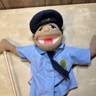 Melissa And Doug Hand Puppet Police Officer Cyrus W stick Pretend Play
