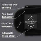 Sweet Sweat Waist Trimmer Pro - Black   White M   L  45 X 8 5in  3 5 - 4mm Thick