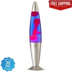 Urban Shop 16  Pink purple Lava Motion Volcano Lamp  Pink Wax In Purple Liquid 