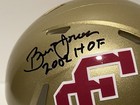 Brent Jones 2002 Hof Signed Autographed Auto Santa Clara Broncos Mini Helmet Psa