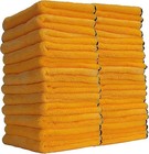 Professional Grade Premium Microfiber Towels  Gold  16    X 16      pack Of 24 