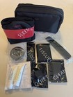 Tumi For Delta Airlines Small Travel Amenity Kit Black Zip Bag Toiletry Makeup