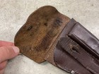 Ww1 German Langenhan Selbstlader Brown Leather Flap Holster Dated 1918