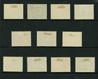 Iceland Scott   O53-o63 Vf Og Hr hinged Bob Officials Stamps Cat  290