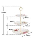 3 Tier Ceramic Cake Stand Wedding  Dessert Cupcake Stand For Tea Party Servin   