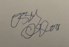 Rare 1999 Ozzy Osbourne Black Sabbath Authentic Signed Autograph Auto Index Card