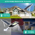 10000lm Led Solar Street Lights Commercial Dusk To Dawn Outdoor Road Wall Lamp