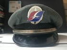 Vintage 1970s Greyhound Bus Driver Hat Nickel Badge    read Description  
