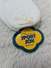 Vintage Sport Sox White Ankle Footie Socks Women s 9-11 Nautical Terry Cloth Nwd