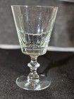 Vintage Libbey    raleigh    Clear Crystal Glassware Water   Wine Glass Set 1950   s