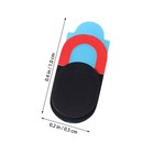 Uonlytech 6-pack Oval Webcam Cover Slider Phone 1 80x1 00x0 10cm  Black