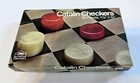 30 Vintage Red   Butterscotch Bakelite Catalin Checkers  Backgammon Pieces 