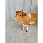 Breyer Geurnsey Horned Cow 1970s Vintage Retired Realistic Brown White Farm Toy