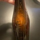 Antique Vintage Amber Glass Clarksburg Brewing Co Wv Embossed Chief Beer Bottle