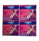 Tampax Radiant Regular Unscented Tampons 28ct Lot Of 4 Boxes