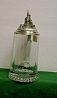 Domex Pewter Lidded Castle Stein Mint In Original Box 