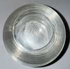 Antique Edwardian Ribbed Glass Match Striker holder 