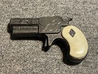 Vintage Derringer Cap Gun Toy Pistol Pearl Grip Die Cast Western Replica