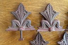 Antique Cast Iron Ornate Topper Architectural Fancy French Ornament Finials  9 