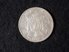 A 1867 France 5 Franc Silver Coin Napoleon Iii