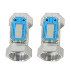2pcs 2 Inch Digital Flow Meter For Accurate Liquid Flow Measurement 15 8-132 Gpm