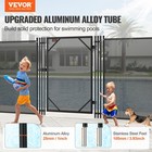Vevor Pool Fence Gate 4 X 2 5 Ft Removable Inground Pool Gate For Kids Security