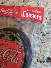 Coca-cola Vtg Coke Drink Coasters Set Of 4 New In Pack Sealed 1990 s  Old School